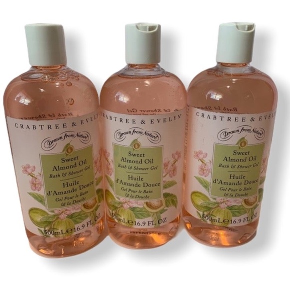 Crabtree & Evelyn Other - CRABTREE & EVELYN Almond Oil Shower Gel x3